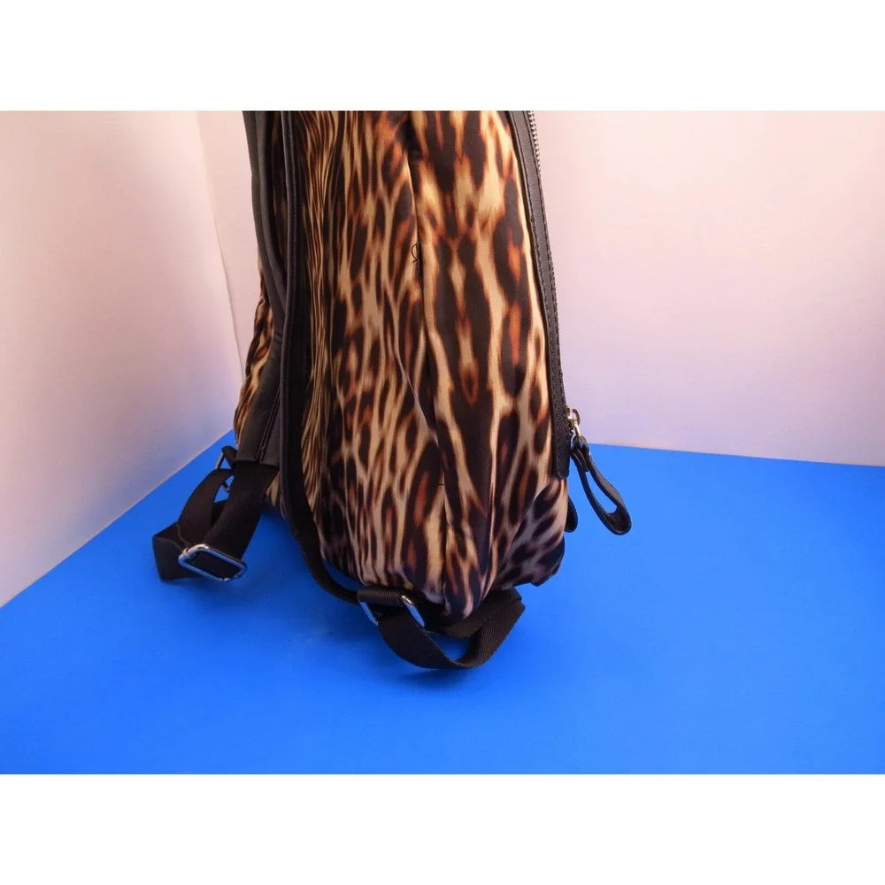 Nicole Miller Leopard Print Backpack 12